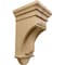Ekena Millwork 5 1/2"W x 5 1/2"D x 10"H Raised Fluting Corbel, Cherry COR05X05X10RACH - alternate 1